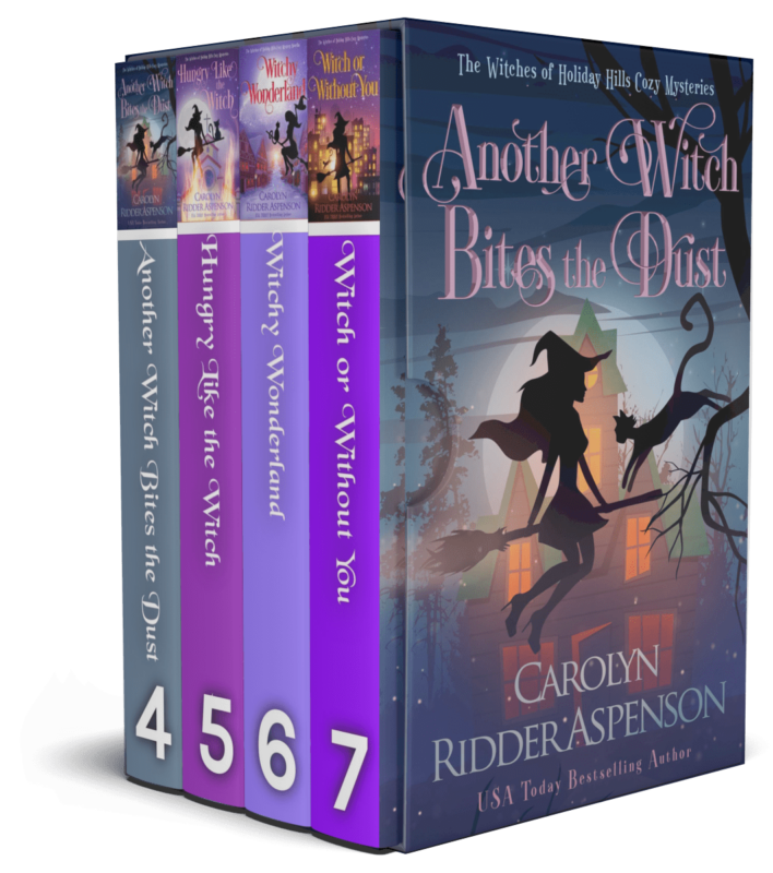 The Witches of Holiday Hills Cozy Mysteries Collection Books 4-7